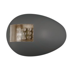 ΦΑΝΟΣ ΠΛΑΙΝΟΣ LED ΜΑΥΡΟΣ...