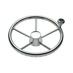 ΤΙΜΟΝΙ INOX ME OΔΗΓΟ 33cm