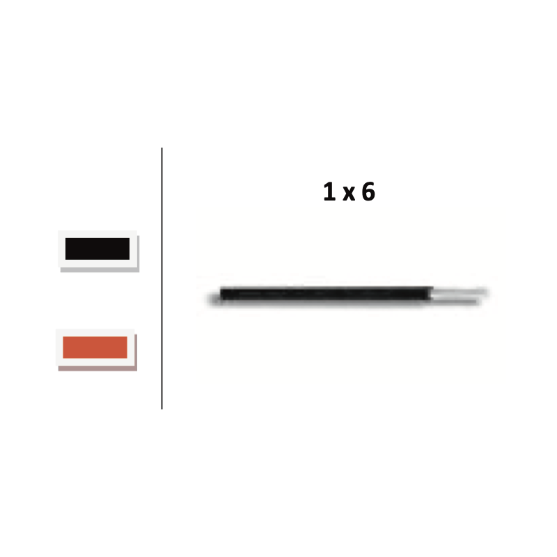 ΚΑΛΩΔΙΟ 1Χ6ΜΜ HALOGEN FREE / ΜΕΤΡΟ