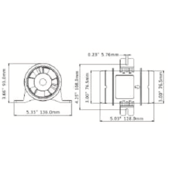 ΑΕΡΑΓΩΓΟΣ ΟΡΙΖΟΝΤΙΟΣ ΝΤ 12/24V Φ76mm