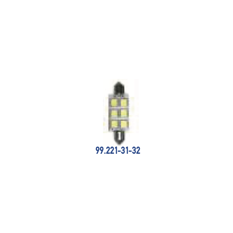 ΛΑΜΠΑΚΙ FESTOON 42mm WH