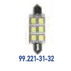 ΛΑΜΠΑΚΙ FESTOON 30mm WΗ